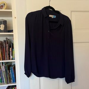 LOFT Dark Blue Blouse